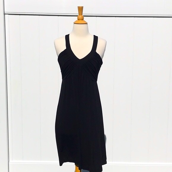 Calvin Klein Black Racerback T Shirt Dress Size 10 - Picture 1 of 10